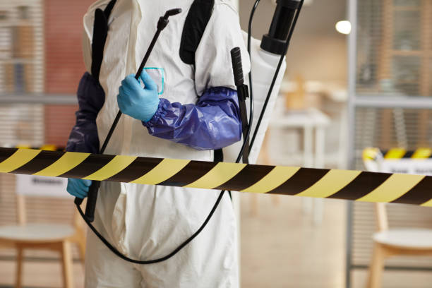 Professional Biohazard Cleanup technician working in Mount Pleasant, NC